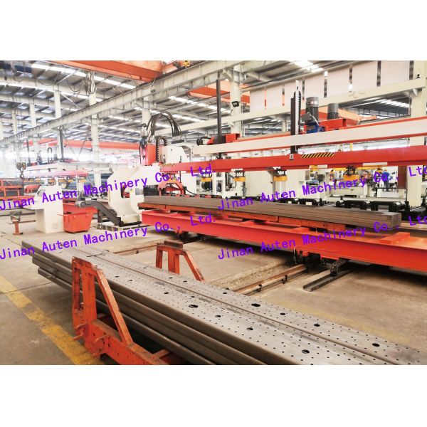 Commercial Vehicle Chassis Production CNC Punching Line For Automotive Beam Truck Frame Manufacturing