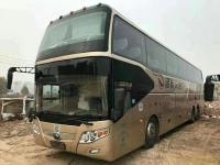 autobús de lujo usado asientos comerciales usado diesel de los coches del autobús 60-70 del 14m Yutong ZK6147