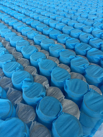 High And Low Pocket Spring Unit , Rugged Bag Mattress Spring Anti - Bacterial