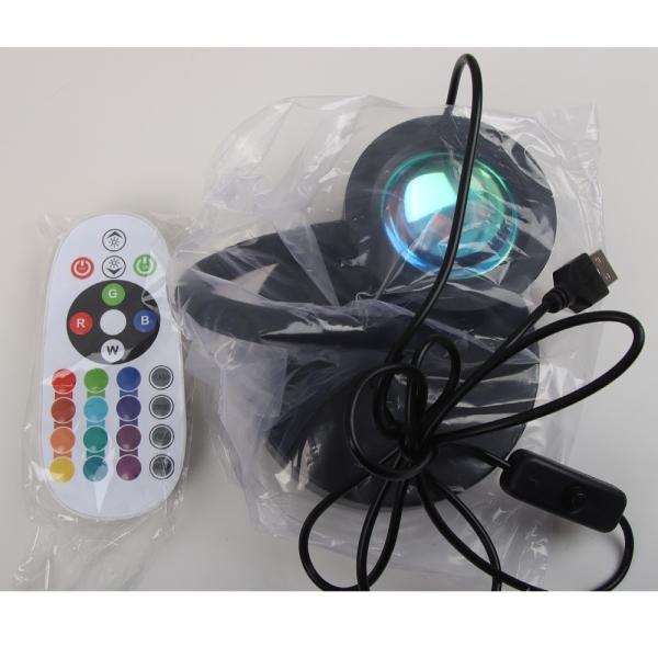 Led Atmosphere Halo Light Romantic Rainbow Sunset Projector Light Robot Night Light LED Projection Lamp Sunset Lamp For