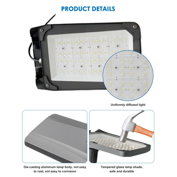 Aluminum  Roadway Garden LED Street Light  IP66 Waterproof Energy Saving