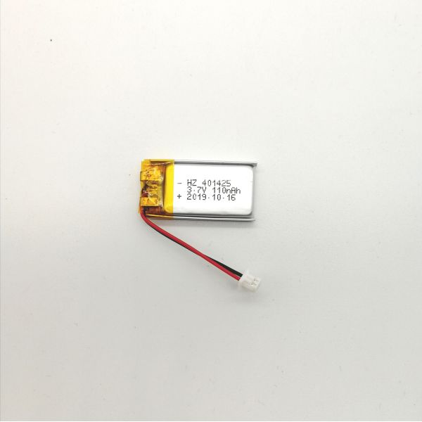 China 401425 Size 3.7V 110mAh Lithium Polymer Battery for Headset and Wearable Devices