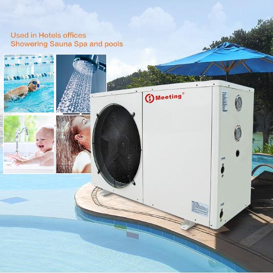 Meeting Swimming Pool Heat Pump MD30D 12KW For Family Use Lovely Outdoor Endless Spa Pool Air to Water heater