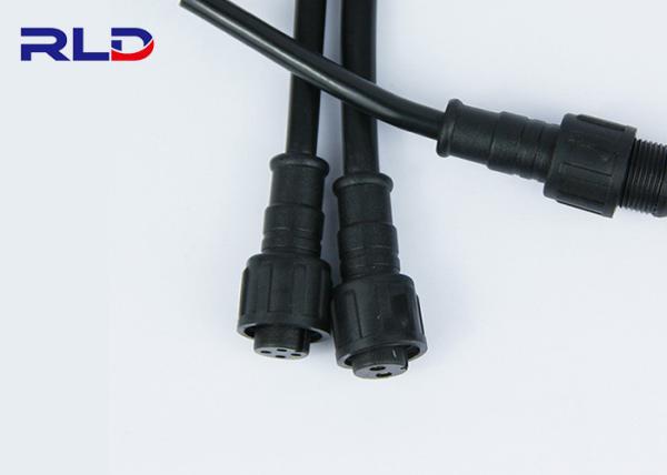 M6/M8/M12 Straight Plug IP67 Waterproof Cable Connectors Male Female 22-16AWG