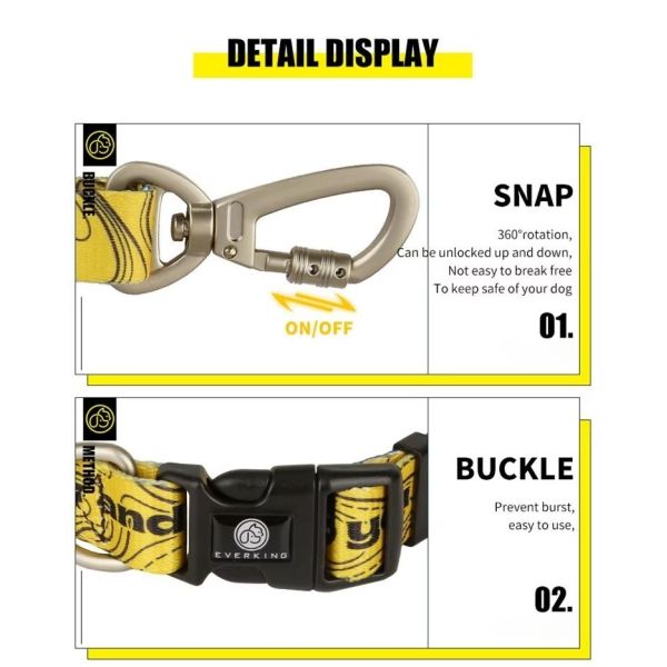 Stylish Dog Collar And Leash Set Custom Pet Collars Fashionable With Skin Friendly Material