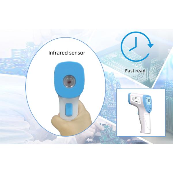 Blue Green Purple Laser Body Temperature Thermometer , Infrared Skin Thermometer