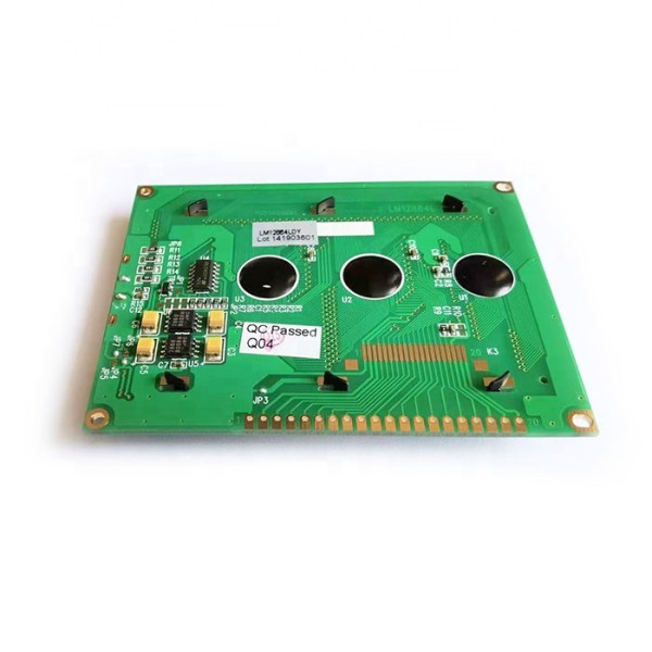 Yellow Green Color COB Dot matrix  St7565r 12864 Lcd Display 128x64 LCD Module