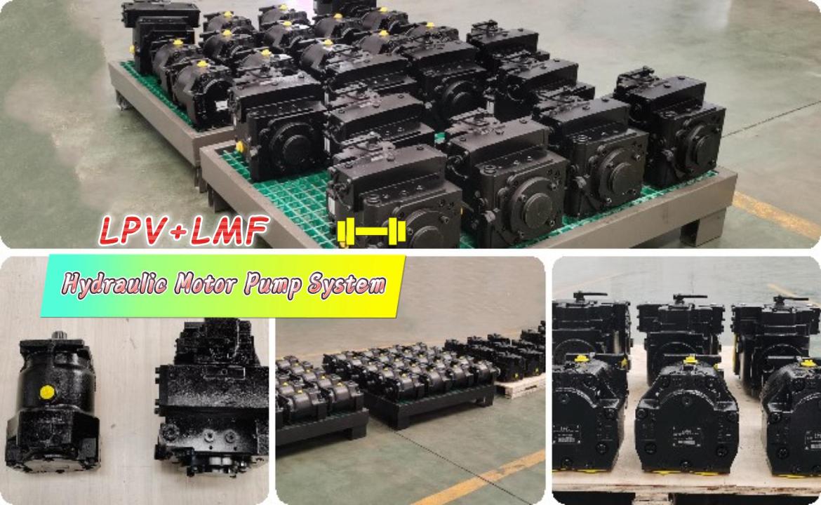 Corn harvester hydraulic pump motor system Ручное и гидравлическое переменное управление аксиальные поршневые насосы 90 мл/ч LPV90 LMF90