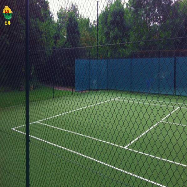 cerca de fio Green Pvc Coated do elo de corrente do campo de tênis de 1 de 4.35mm ou galvanizado