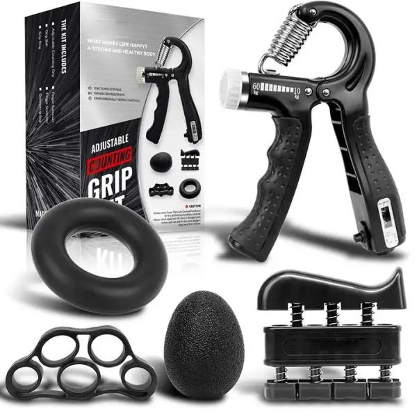 Wholesale Price Finger Rehabilitation Exercise Hand Grips Gripper Popular Adjustable Hand Grip Trainer