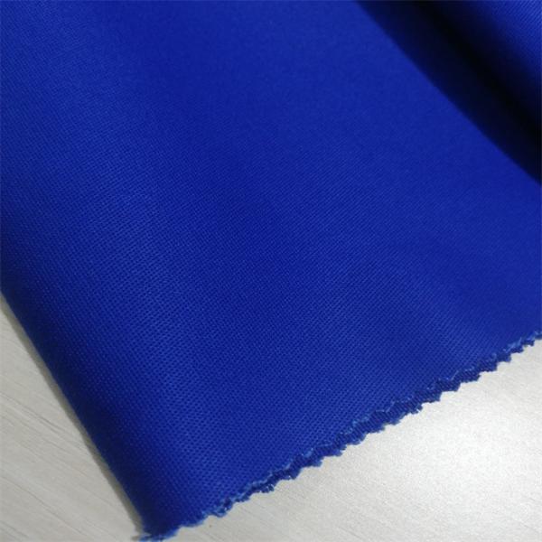Fire Resistance EN11612 100 Cotton Satin Fabric Royal Blue For FR Workwear Use