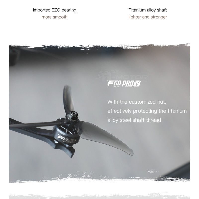 Hot Sales T-MOTOR F60 Pro V 1750KV 1950 2020 2550 6S Brushless Motor For RC FPV Racing Drone Quadcopter Multirotor Accs