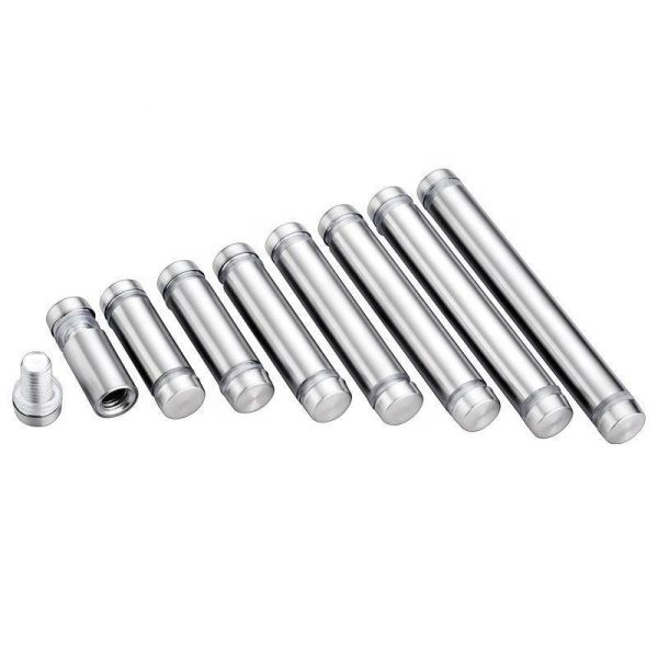 Anti Loosening Stainless Steel Sign Standoffs Double Head Design OEM ODM