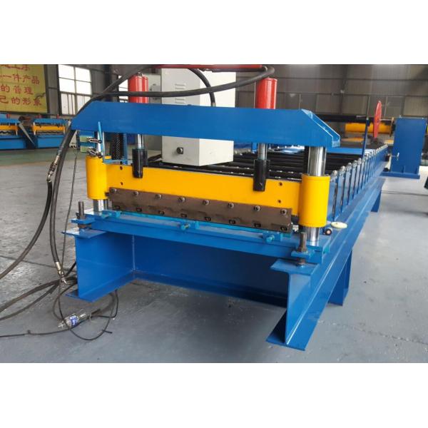 Metal Roof Trapezoidal Sheet IBR Roll Forming Machine with decoiler