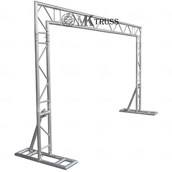 Brace Tube 12*2mm Portable Outdoor Roof Truss System for Hanging Speaker and Lighting