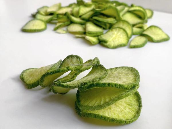 Nabo verde saudável do rabanete de Fried Vegetable Chips Crispy Green do vácuo da baixa temperatura