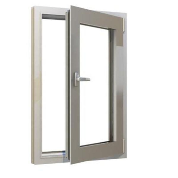 Large Picture Window Vertical Opening Casement Window for Horizontal Curtain Type