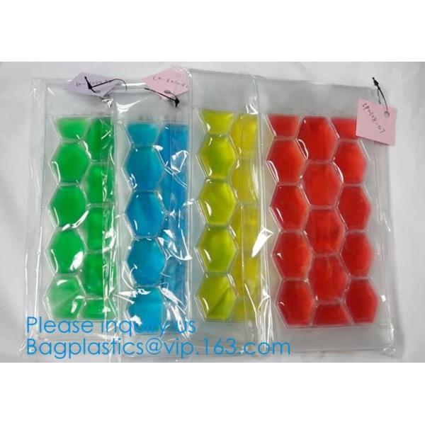 PVC Ice Bag, Wine Beer Gift Bags, Wine Bag, Drink Ice Bags, Portable Wine Bags Gel Ice Pack PVC Wine Cooler Bag With Han