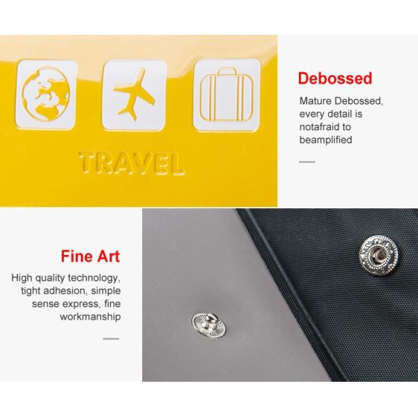 Stylish Unisex Blank PVC Travel Wallet For ID Cards / Tickets / Money