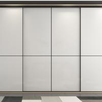 Fabricante Guarda-roupa de porta deslizante ajustável de 7 pés Certificado ISO9001