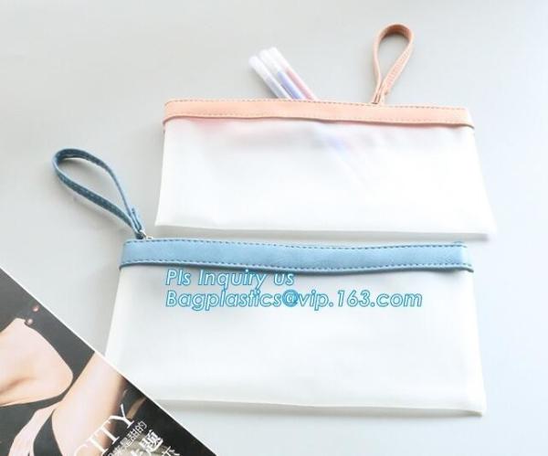 Supplier stationary silicone pen pouch/silicone rubber pen pencil bag, Customized Logo Rubber Zip Lock PVC Pencil Bag