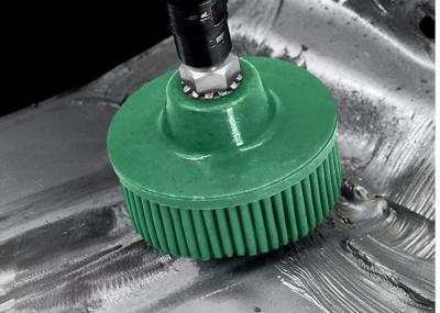 3m 3 Inch Blue Color Bristle Disc Brush with Shank for Abrasive Coating Removal