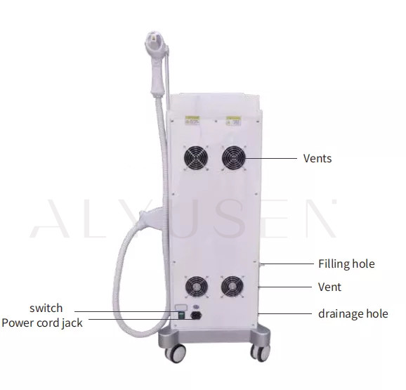 Retiro eficiente del pelo del retiro Eqiument, rápido del pelo del laser del retiro 808nm del pelo y eficaz
