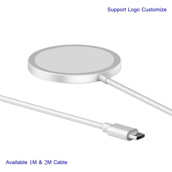Заряжатель 110-205KHZ телефона ПК огнеупорный 15W Magsafe для мобильного телефона