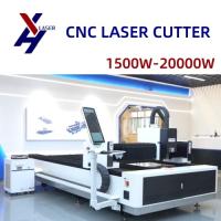 Stainless Steel Carbon Steel Aluminum Copper / Brass CNC Metal Sheet Fiber Laser Cutting Machine