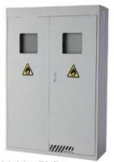 All Steel Single / Dual Gas Cylinder Cabinet Without Alarm/Combustible Alarm FW-WG810100