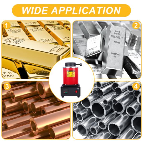 Tooltos Digital Automatic Gold Melting Furnace Jewelry Machine