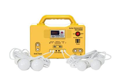 sistema de iluminação solar portátil da casa 10W com bulbo do diodo emissor de luz