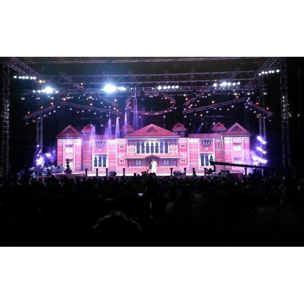 Outdoor Advertising LED Display Cabinet , SMD LED Display P5 Rental Iron Cabinet