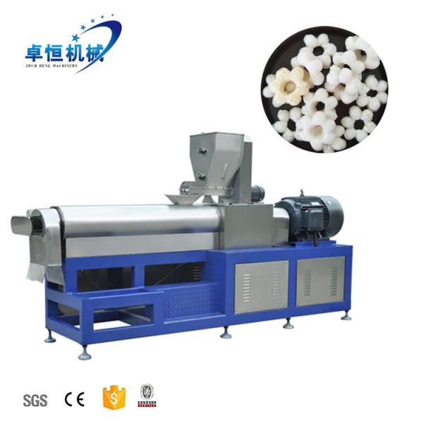 Simens Motor Small Capacity Puffed Corn Rice Grain Flour Snacks Food Extruder for Food