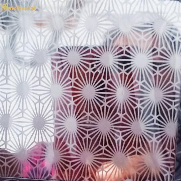 Серебряным вытравленная зеркалом плита кабины лифта листа нержавеющей стали декоративная 4 фута