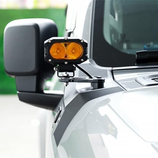Modified PC ABS 8 2 UV V-0 A-Pillar Light Mounting Brackets for WEY TANK 300 Off-Road