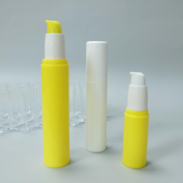 JL-AB131 PP Single Wall Refillable Airless Pump Bottles Eco Friendly PCR Can Be