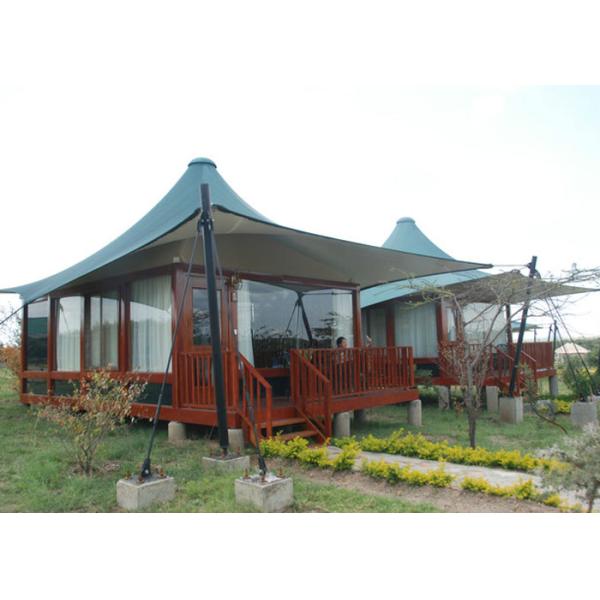 UV-protection PVC Fabric Lightweight Bell Tent Hotel Customized Size