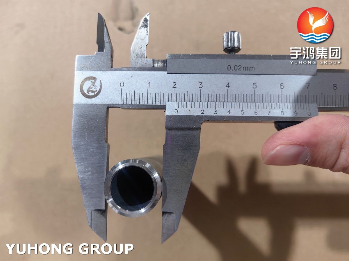 ASME B36.10 Трубопроводный сосок ASTM A790 UNS S31803 Бесшовный двойной стальной сосок