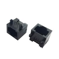 Conector fêmea modular de abrigo termoplástico de 8P8C RJ45 para o PWB