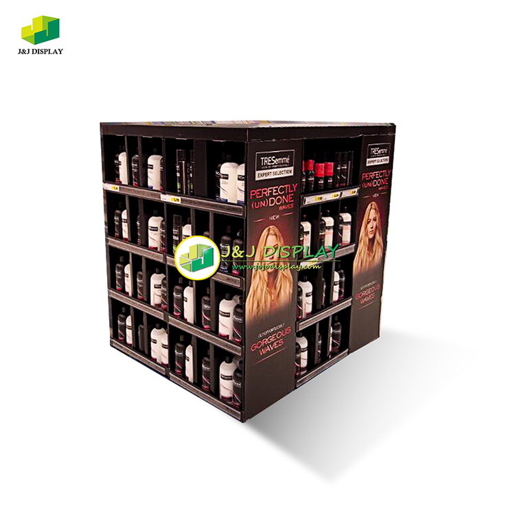 Point Of Sale Display Stands Customized Retail Floor Display Stand Grocery Store Shelf