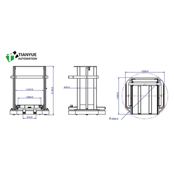 Automated Storage Shuttle System with Four-way Shuttle and Laser SLAM Navigation for ±10mm Precision in Warehouse Management