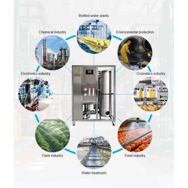 Single Stage 2000LPH  RO Water Treatment System Industrial Water Filter Machine