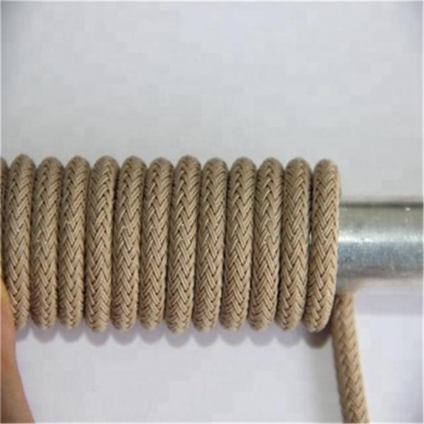 Non Toxic PP Polyester Webbing , Custom Round Braided Cord For Outdoor Furniture