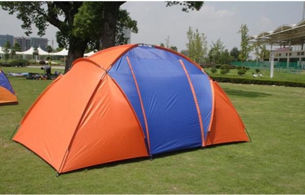 Hot Selling Two Rooms One Hall POP-Up Camping Tent with Carry Bag 4 to 6 Person Camping Tent(HT6069)