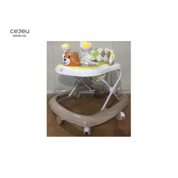 Bear Toys Design Baby Foldable Walker With Music Box 67*60*57CM