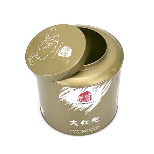 Wholesale Custom Metal Tea Canister Food Packaging Box Round Can Tea Tin Packaging Box