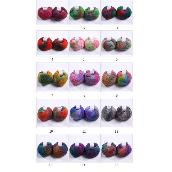 Прочная Washable пряжа смеси хлопка шерстей, анти- пакостя пряжа смешивания хлопка