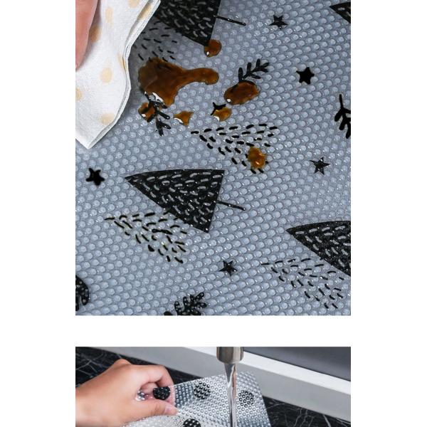 Transitional Design Style Customized Eva Non-slip Washable Kitchen Mat Drawer Shelf Liner