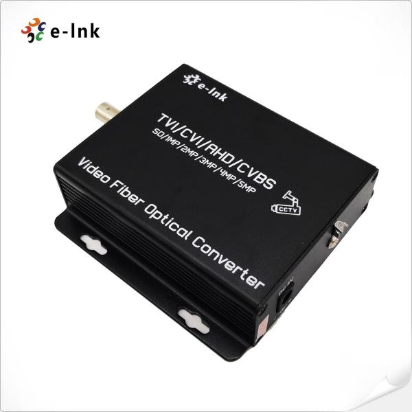 1Ch 5MP HD-AHD/HD-CVI/HD-TVI/CVBS Convertidor de fibra de video 4 en 1